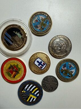 Military & Commemorative Challenge Coin Bundle